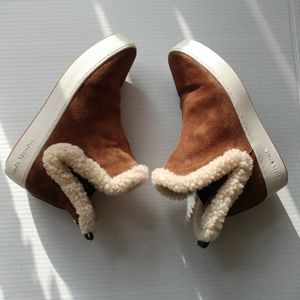 Michael Kors shearling booties